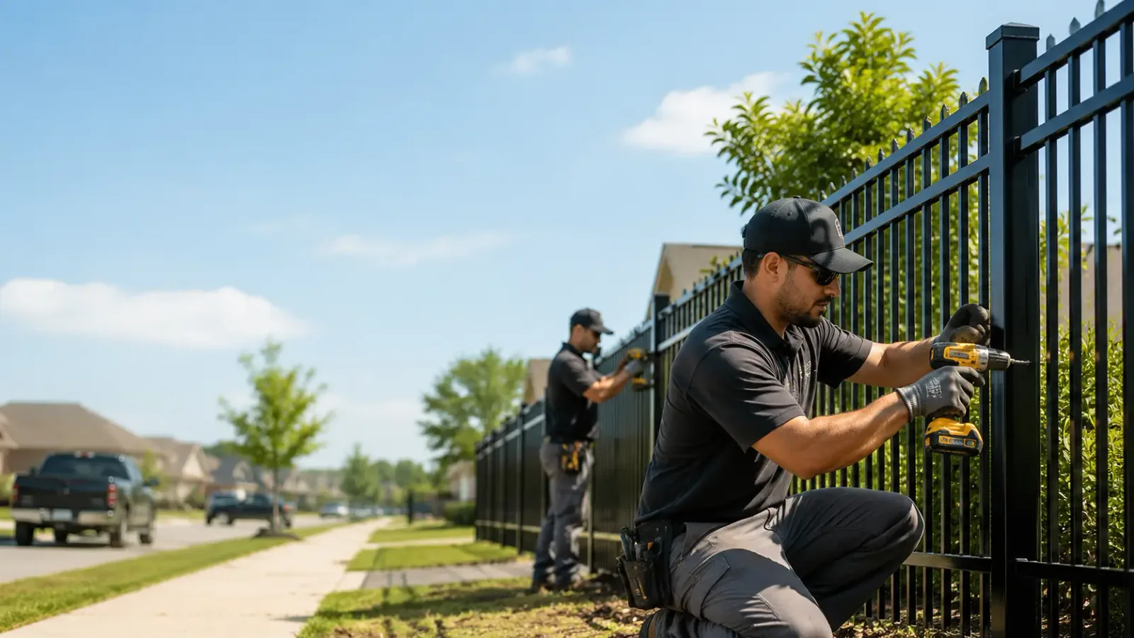 Metal Fence Installation in Burnsville, WV